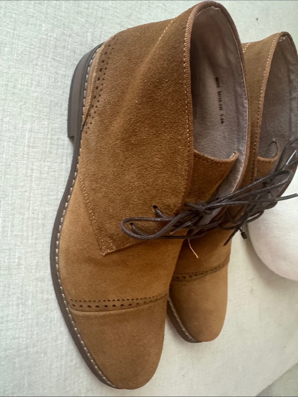 Men's Stacy Adams Avery Brown Suede Lace Boot 25198